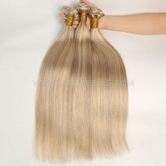 Color Hair P18/24 Straight Virgin Human Hair 1 Bundle
