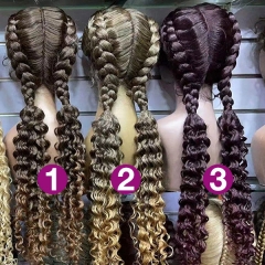 Synthetic Braid Wig 30 Inch Length Full Lace Wig(Select different color and type as you like )