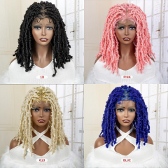 Fibonacci Locs Hair Full Lace Wig Synthetic Hair Picture Wig For Black Women w034